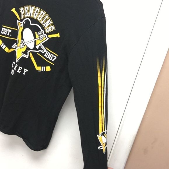 Pittsburgh Penguins Majestic Longsleeve Mens size Small - Picture 8 of 9